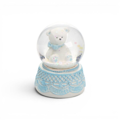 SFERA ACQUA CON ORSETTO CELESTE H.7